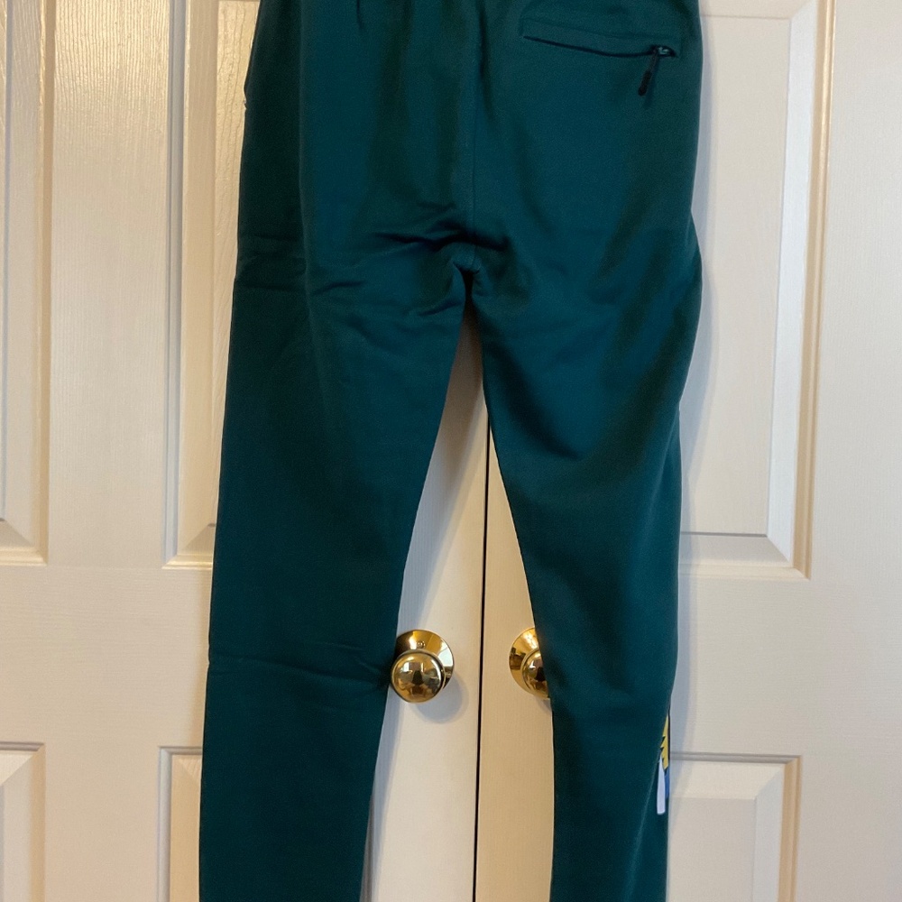 ICE CREAM Billionaire Boys Club M Deep Teal Cherry Pant Sweatpants Joggers Pants - Picture 7 of 12
